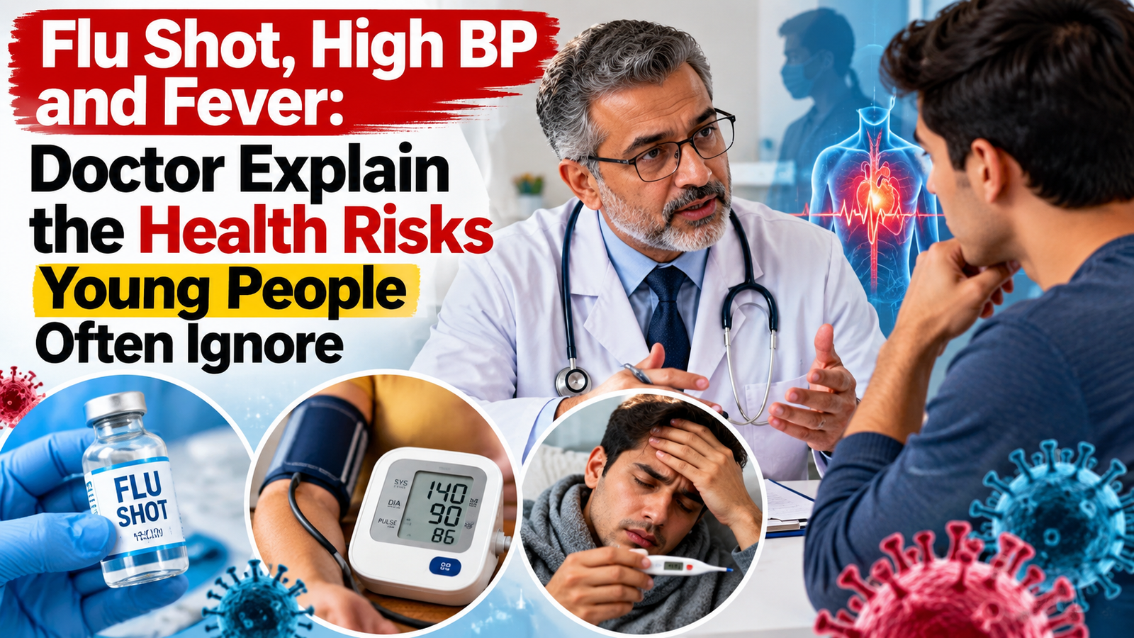 Flu Shot, High BP and Fever: Health Warning Signs Young Adults Should Know