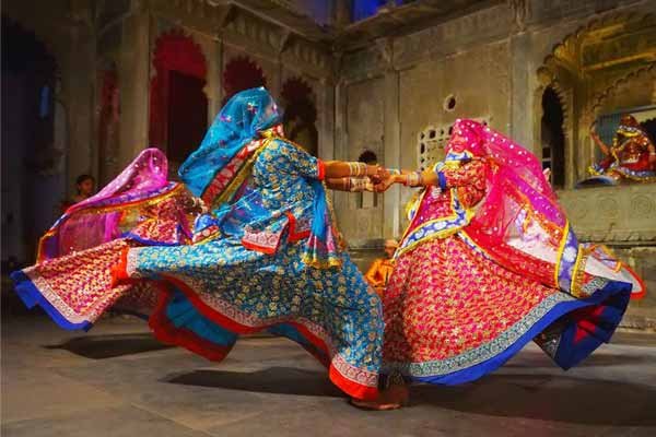 Rajasthan's vibrant dress, distinctive cuisine and traditional festivals reflect centuries of living cultural heritage.