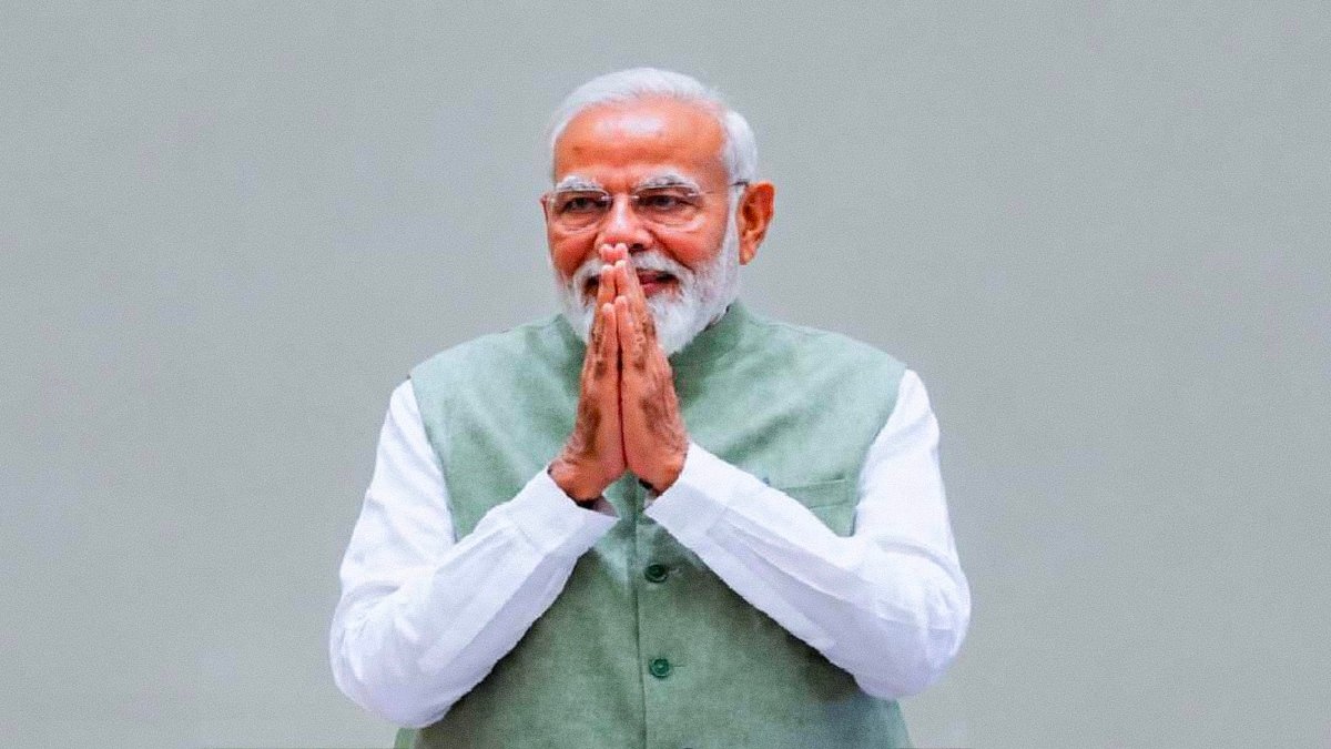 Prime Minister Narendra Modi at an official event. He turned 76 on September 17, 2026.