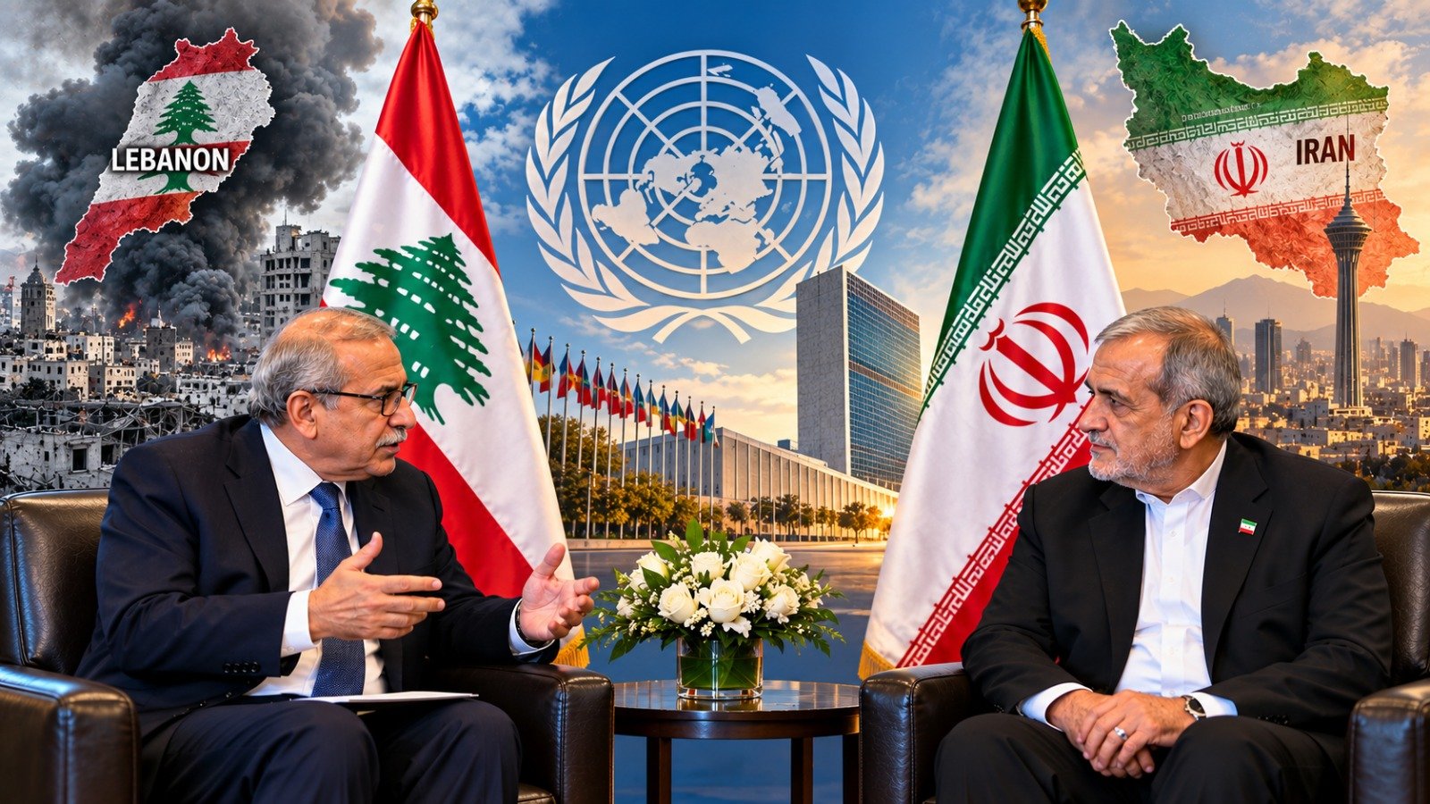 Lebanon, Iran, Nawaf Salam, Masoud Pezeshkian, Hezbollah, Israel, Middle East, UNIFIL, Lebanon sovereignty