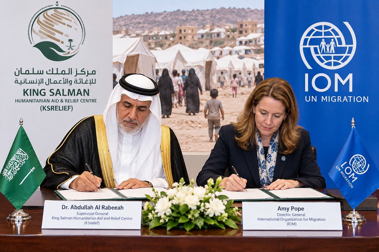 Saudi Arabia and IOM Sign Agreement to Expand Aid for Displaced Yemenis